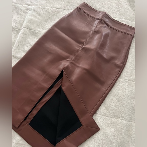 Aritzia Skirts Aritzia Vegan Leather Skirt Never Worn Aritzia
